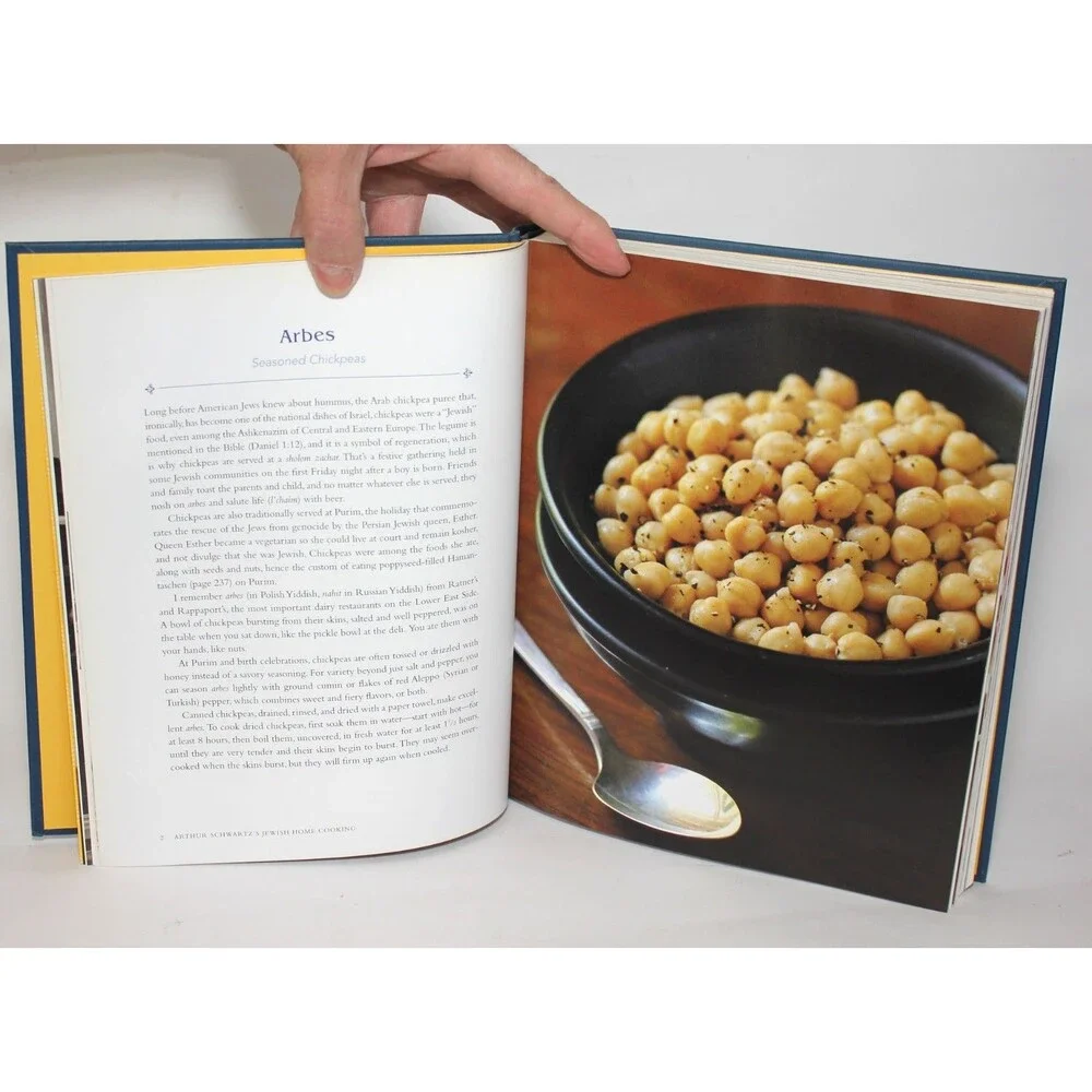 Arthur Schwartz's JEWISH HOME COOKING Yiddish Recipes Revisited HC/DJ Cookbook